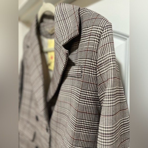 NWT plaid classic blazer - Picture 7 of 7